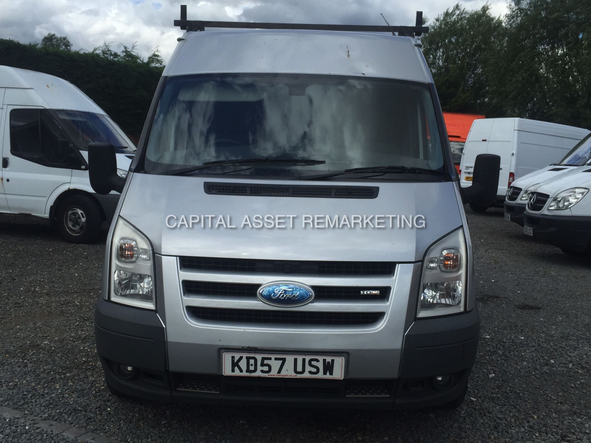 FORD TRANSIT 'LX' MWB HI-ROOF (2007 - 57 REG) 2.2 TDCI - 110 PS - 5 SPEED - Image 2 of 11