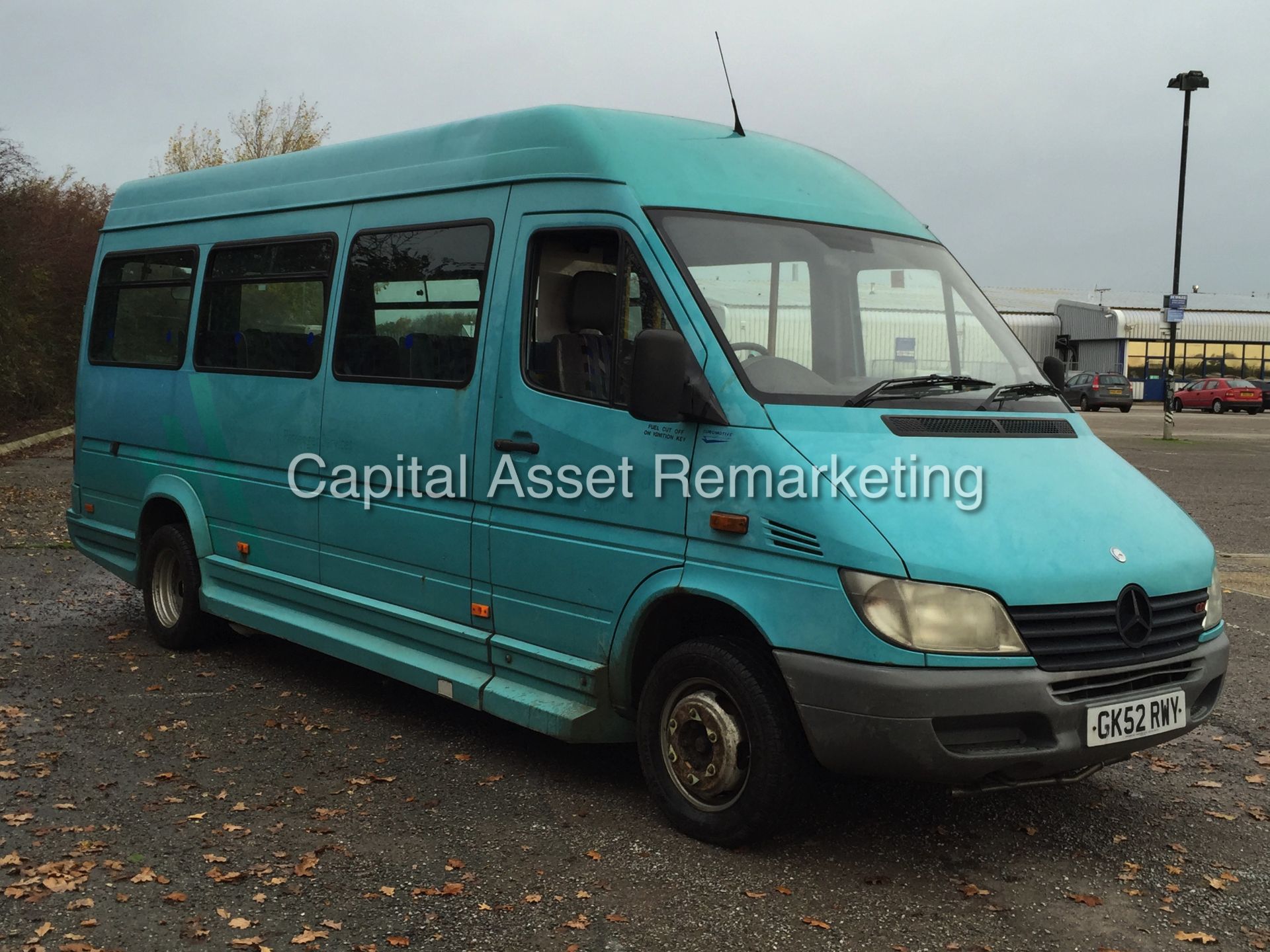 MERCEDES SPRINTER 411 CDI (2002 - 52 REG) LWB HI-ROOF - 16 SEATER MINI-BUS - 1 OWNER **AIR CON**