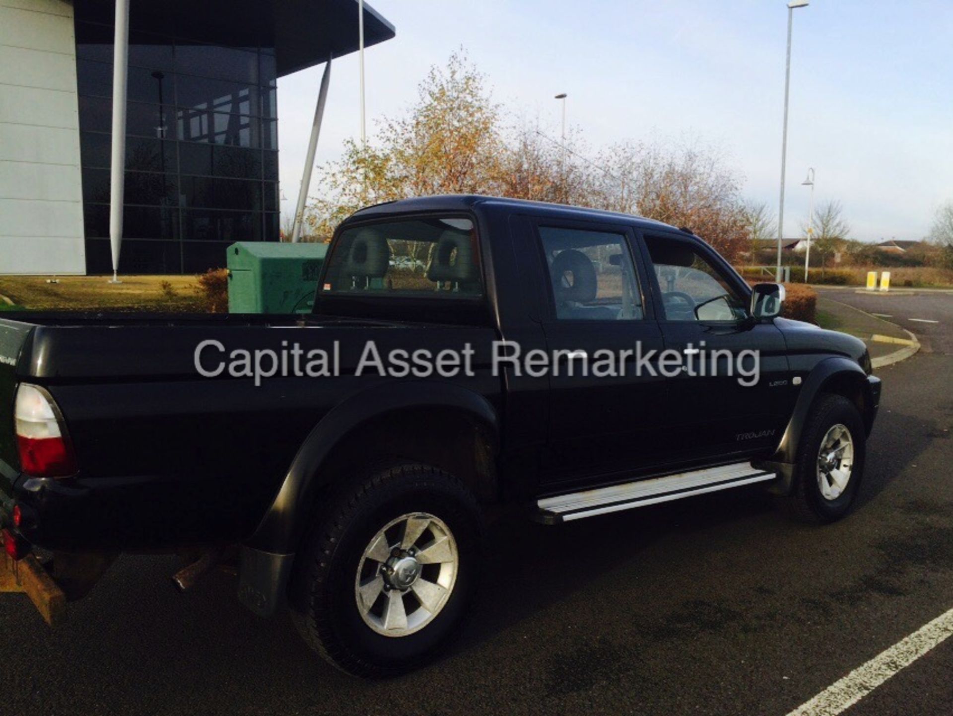 MITSUBISHI L200 2.5TD 'TROJAN BLACK EDITION' (2006 - 06 REG) DOUBLE CAB - LEATHER - ALLOYS - LOOK! - Image 4 of 14