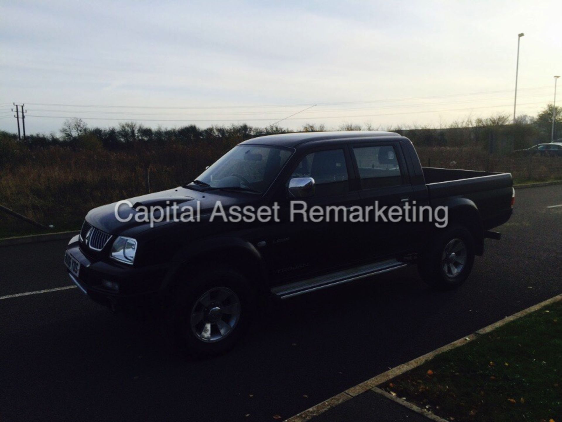 MITSUBISHI L200 2.5TD 'TROJAN BLACK EDITION' (2006 - 06 REG) DOUBLE CAB - LEATHER - ALLOYS - LOOK! - Image 3 of 14