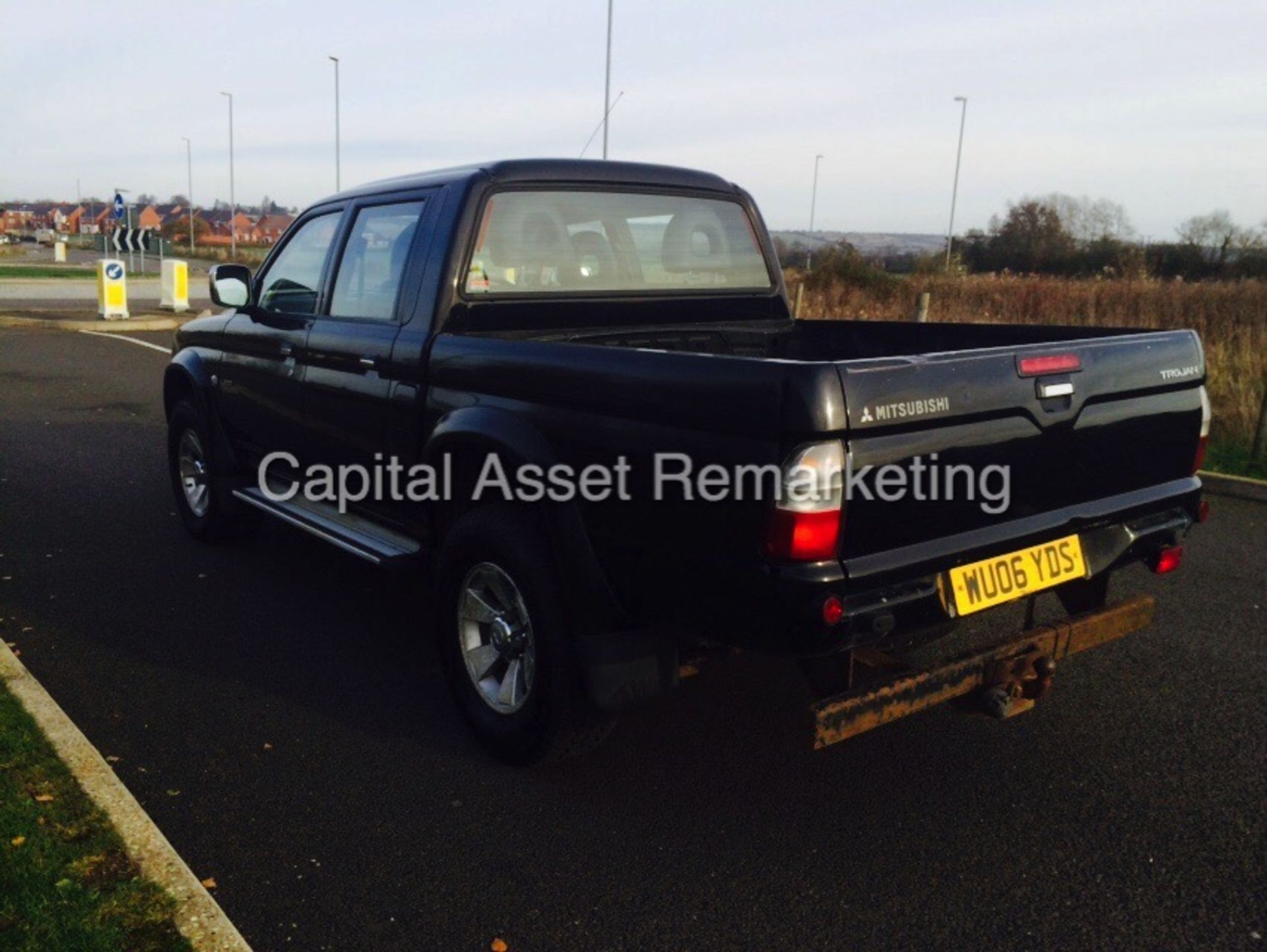 MITSUBISHI L200 2.5TD 'TROJAN BLACK EDITION' (2006 - 06 REG) DOUBLE CAB - LEATHER - ALLOYS - LOOK! - Image 6 of 14