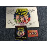 Poster signed by Trevor and Simon from Strangers in Space children’s programme