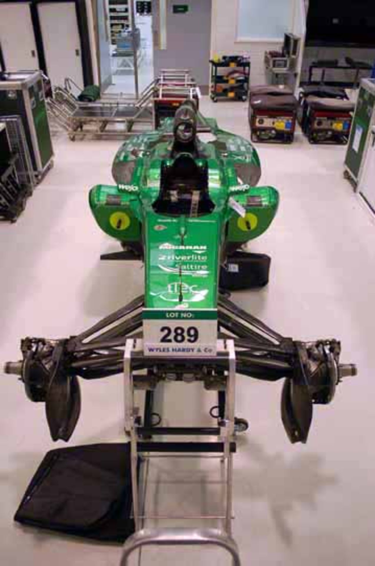 A CATERHAM F1 2014 Race Car Chassis. Chassis No. CT05 #4 (showing Car No. 46) Originally the