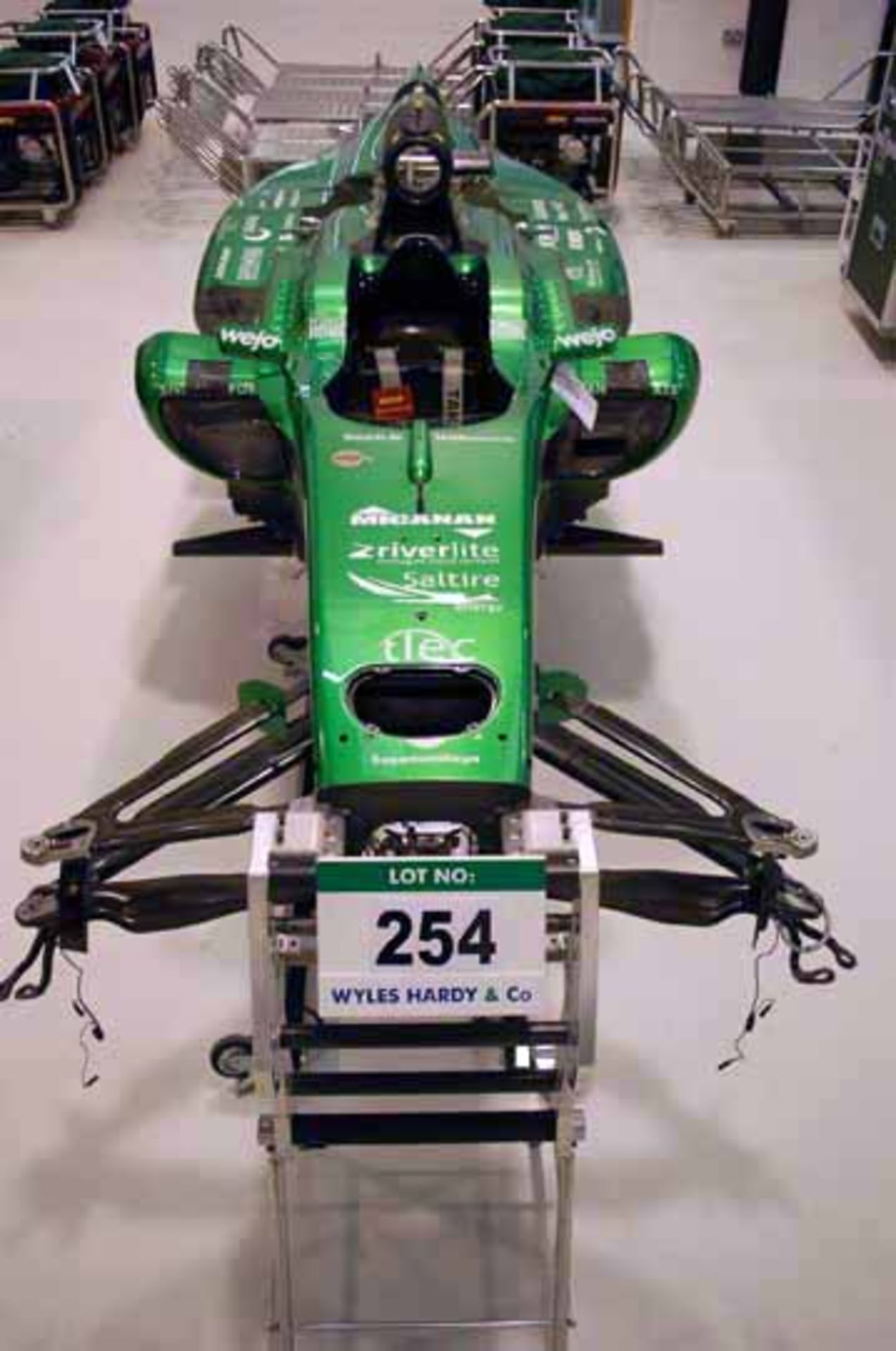 A CATERHAM F1 Formula 1 2014 Race Car, Chassis No. CT05 #2 (Shown as Car No. 10) as driven by