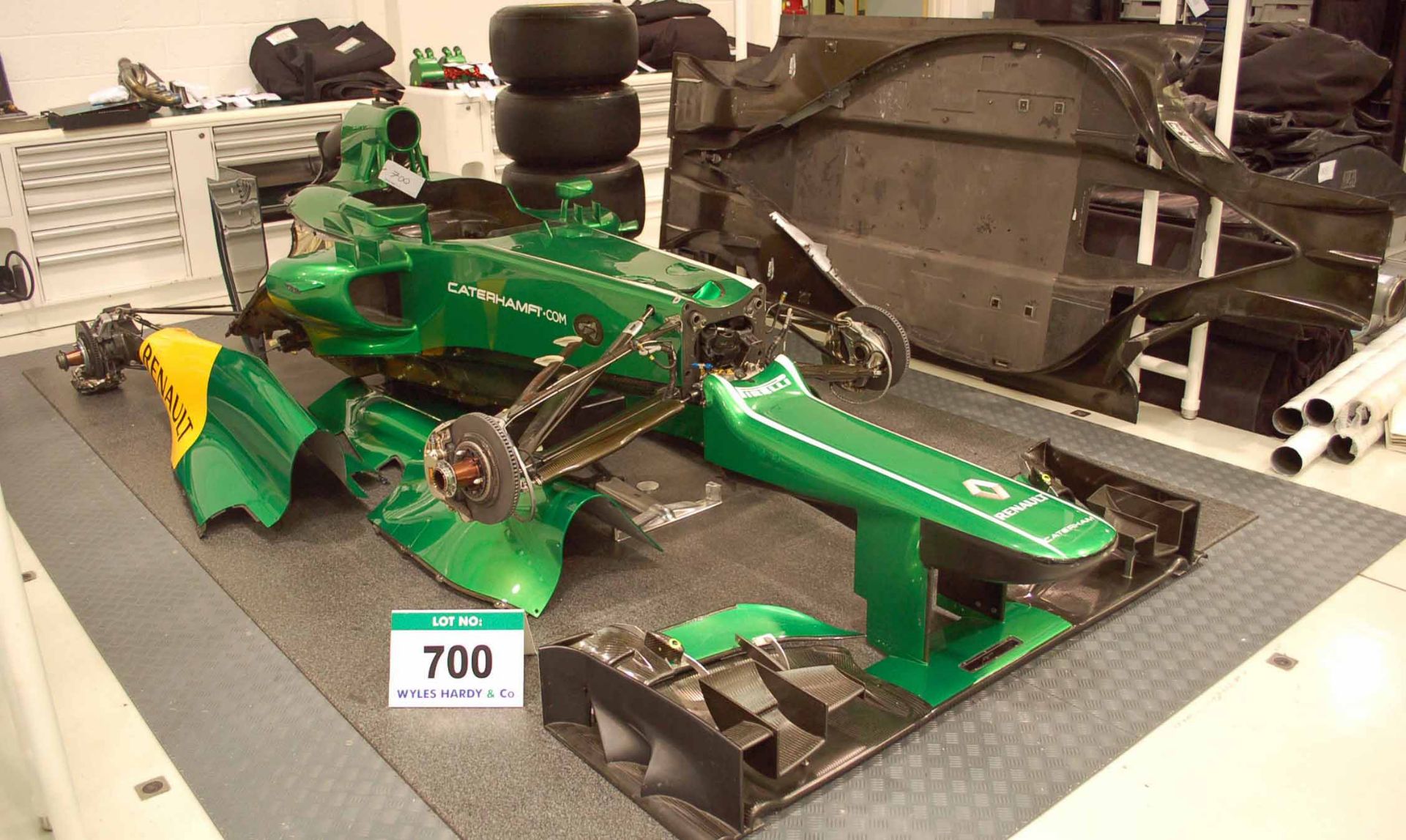 A CATERHAM F1 2012 Race Car, Chassis No. C701 #3.  Having completed the 2012 season