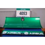 A CATERHAM F1 2013 Carbon Fibre Top Element including Main Plane & Flap with AIRBUS Sponsorship Logo