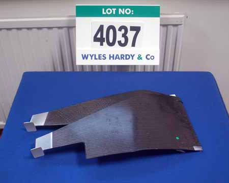 Two Left Hand LOTUS 2010 Carbon Fibre Barge Boards - Unpainted