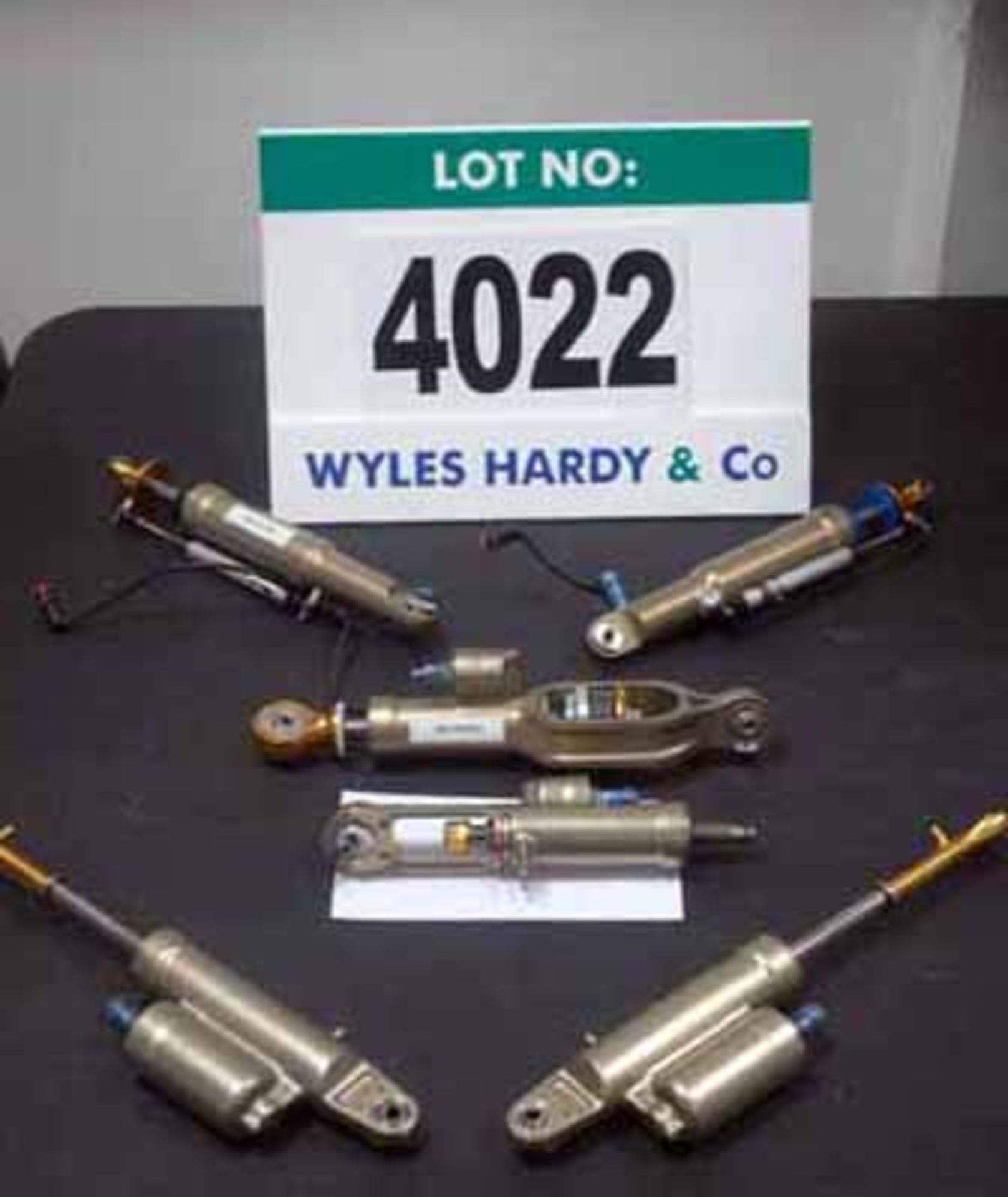 A CATERHAM F1 2012/2013 Full Car Set of Dampers including Front Side Dampers, Front Centre Damper,