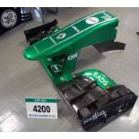 A CATERHAM F1 2011 Nose Box in 2013 CATERHAM Livery mounted on 2013 Front Wing Main Plane with AIR