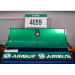 A CATERHAM F1 2013 Carbon Fibre Top Element including Main Plane & Flap with AIRBUS Sponsorship Logo