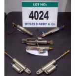 A CATERHAM F1 2012/13 Part Damper Set including Front Side Dampers, Front Centre Damper, Front