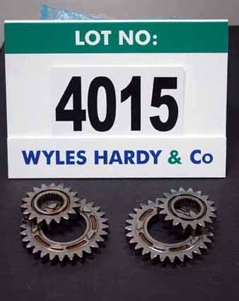 Two Ratio Pairs of LOTUS RACING 2010 XTRAC Gear Ratios (Want it Shipped? http://bit.ly/1wIhCEv)