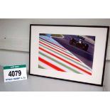 A 900mm x 700mm Framed & Glazed Print depicting a CATERHAM F1 2012 - Glass Cracked. (Want it