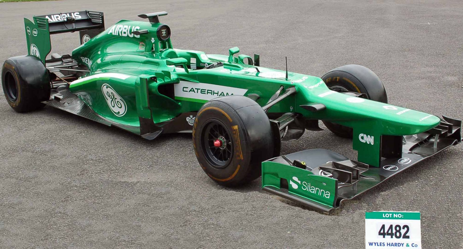 A CATERHAM F1 2013 Formula 1 Full Rolling Chassis Show Car, Chassis No. CT03-6
