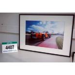 A 700mm x 900mm Framed & Glazed Print of a CATERHAM 7 (Want it Shipped? http://bit.ly/1wIhCEv)