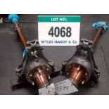 A Pair of TEAM LOTUS 2011 Rear Uprights & Drive Shafts (Want it Shipped? http://bit.ly/1wIhCEv)