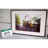 A 700mm x 900mm Framed & Glazed Photographic Print of a CATERHAM 7 (Want it Shipped? http://bit.ly/