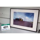 A 700mm x 900mm Framed & Glazed Photographic Print of a CATERHAM 7 (Want it Shipped? http://bit.ly/