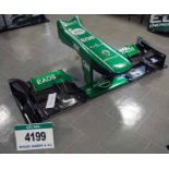 A CATERHAM F1 2012/2013 Front Wing & Nose Box Assembly with PIRELLI, AIR ASIA, EQ8, REGUS,