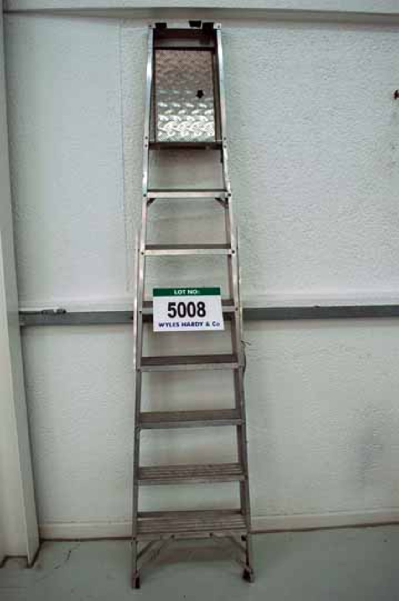 An Alloy 8-Tread Step Ladder (Want it Shipped? http://bit.ly/1wIhCEv)