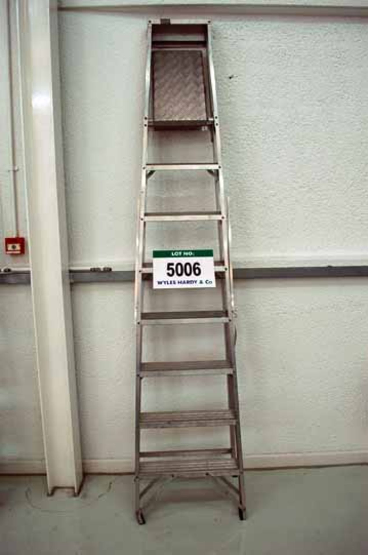 An Alloy 8-Tread Step Ladder (Want it Shipped? http://bit.ly/1wIhCEv)