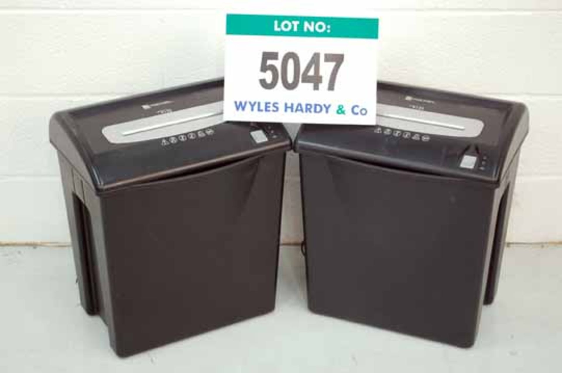 Two REXEL Shred Master V125 Paper Document Shredders (240V) (Note DOLAV Not Included with this