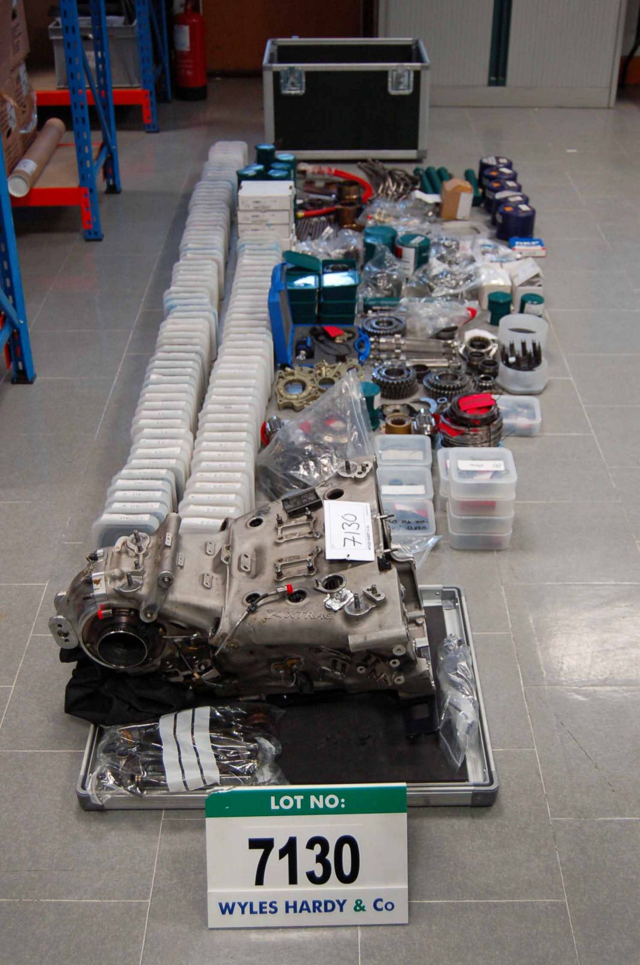 An XTRAC 7-Speed Sequential Formula 1 Gearbox, Serial Nos. 1044 RB009 in A Green Packhorse with