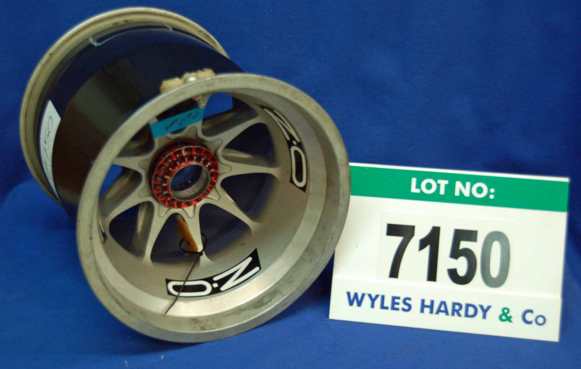 An OZ CATERHAM F1 2014 Rear Wheel Rim with Captive Wheel Nut - Memorabilia Only  Want it shipped?