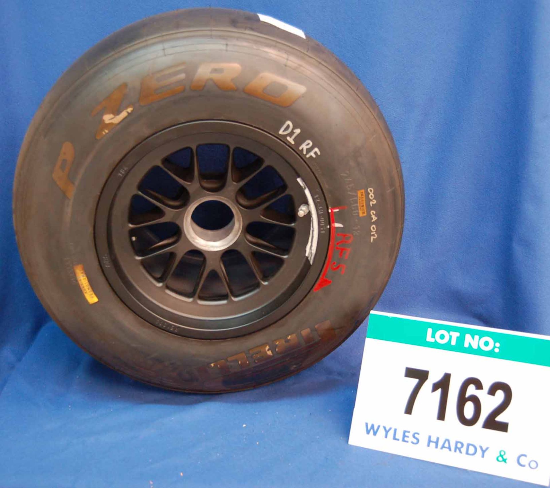 A BBS CATERHAM F1 2012 Front Wheel Rim Sporting a  PIRELLI PZero Running Promotional Tyre  Want it