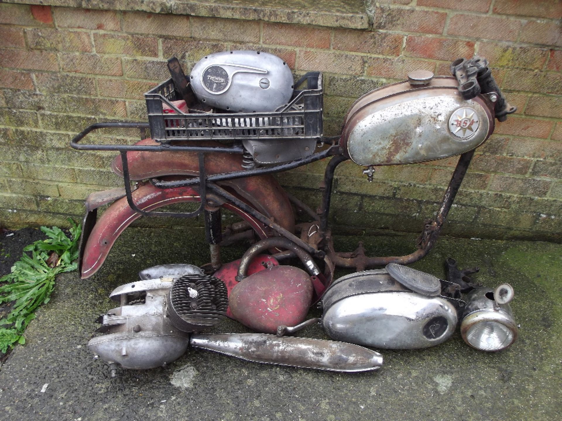 A circa 1966 BSA Bantam D7 Super project