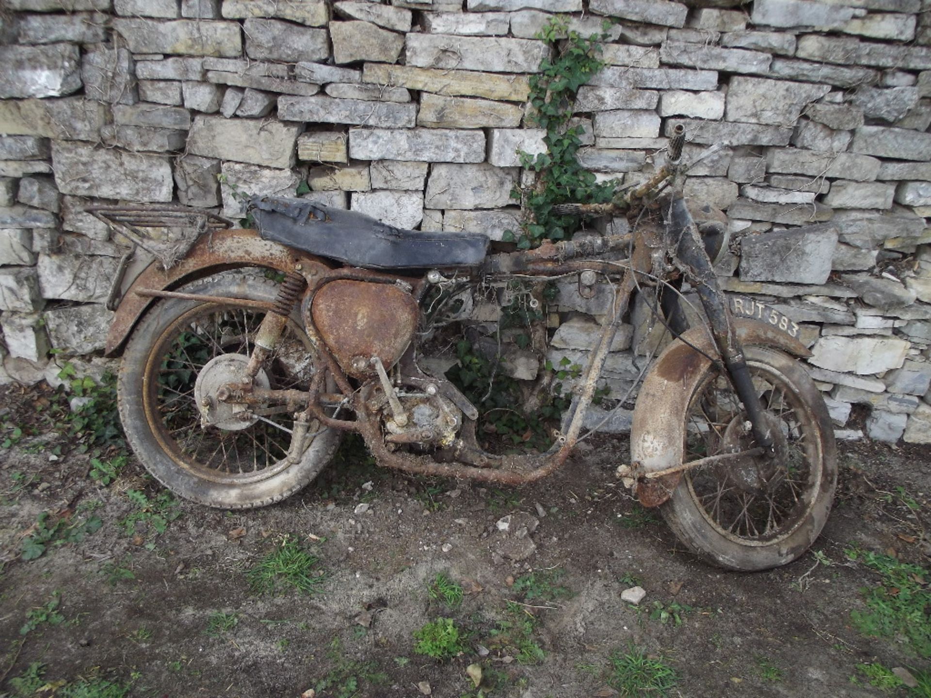 A BSA A10, registration number RJT 583,