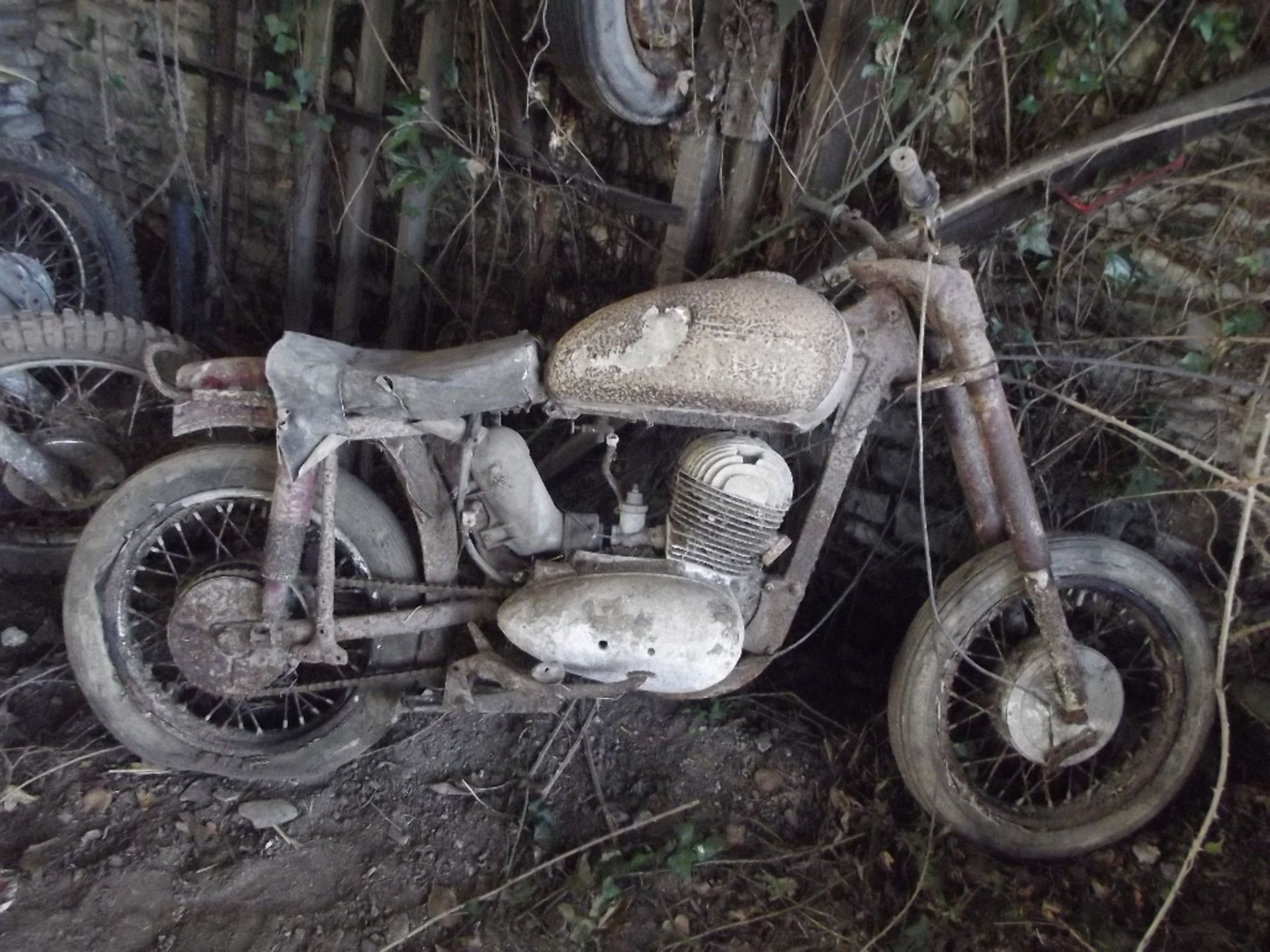 A circa 1965 Jawa 250cc two stroke. This