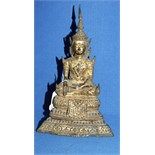 A Thai Buddha, 20.5 cm high, with a certificate (2)