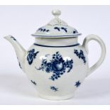 An 18th century Worcester porcelain teap