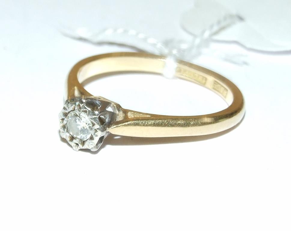 An 18ct yellow gold, platinum and diamon