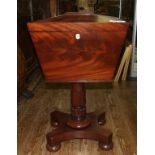 An early Victorian mahogany wine cooler,