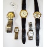 EXTRA LOT: A gentleman's 9ct gold Bentima Star wristwatch,