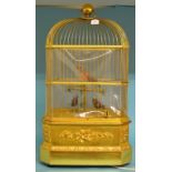 A bird cage automaton, 63.5 cm high Condition report Report by NG

Working condition not known.