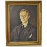 Poul Rytter, a bust portrait of a gentleman, oil on canvas, signed and dated 19-22, 58 x 43 cm