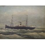 English school, late 19th/early 20th century, the steam ship Penelope, indistinctly signed,