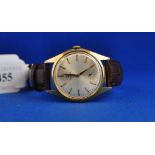 A gentleman's gold plated Omega wristwatch