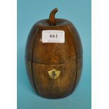 A tea caddy, in the form of a melon, 16.