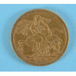 A George IV sovereign,