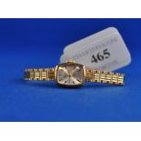 A lady's 9ct gold Avia wristwatch, with