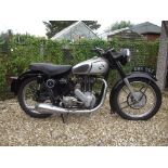 A 1955 Norton ES2, registration number UWA 967, frame number K4 61174, engine number K461174,