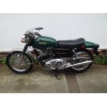 A 1972 Norton Commando 750, registration number MGY 723L, frame number 150560, engine number 150560,