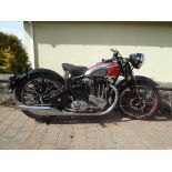 A 1937 Ariel Red Hunter VH500, registration number AET 847, frame number XG 379,