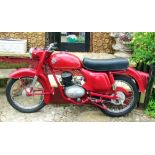 A circa 1956 Panther 10/3 restoration project, red.