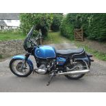 A 1978 BMW R100/7, registration number WHK 734S, frame number 6045 399, engine number 6045 399,