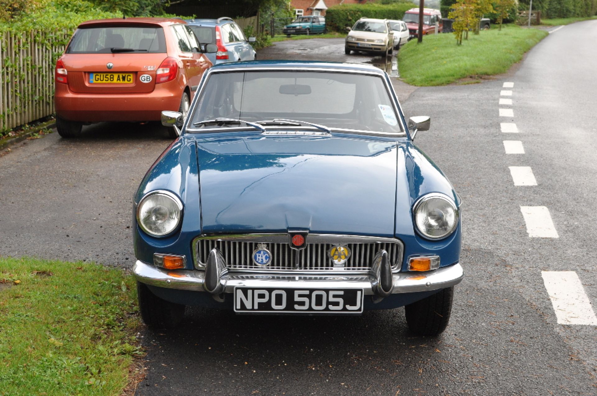 A 1971 MG B GT, registration number NPO 505J, teal blue. - Image 2 of 6
